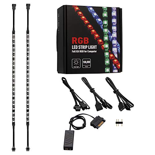 Addressable RGB PC LED Strip Lights with 5V 3Pin RGB Header and Contro –  Speclux