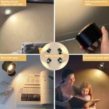 Load image into Gallery viewer, LED Magnetic Wall Light(2Pack) Rechargeable Cordless Dimming Wall Scones , 360° Rotating, LED Wall Lamp with Remote for Reading Studying Living Room Ambient Decor
