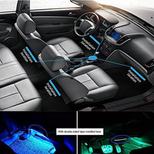 Load image into Gallery viewer, Car Interior Lights 72 LEDs, 4x LED Strip Including Car Cigarette Charger
